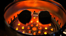 Как разжигать разный кокосовый уголь