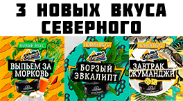 3 новых вкуса Северного