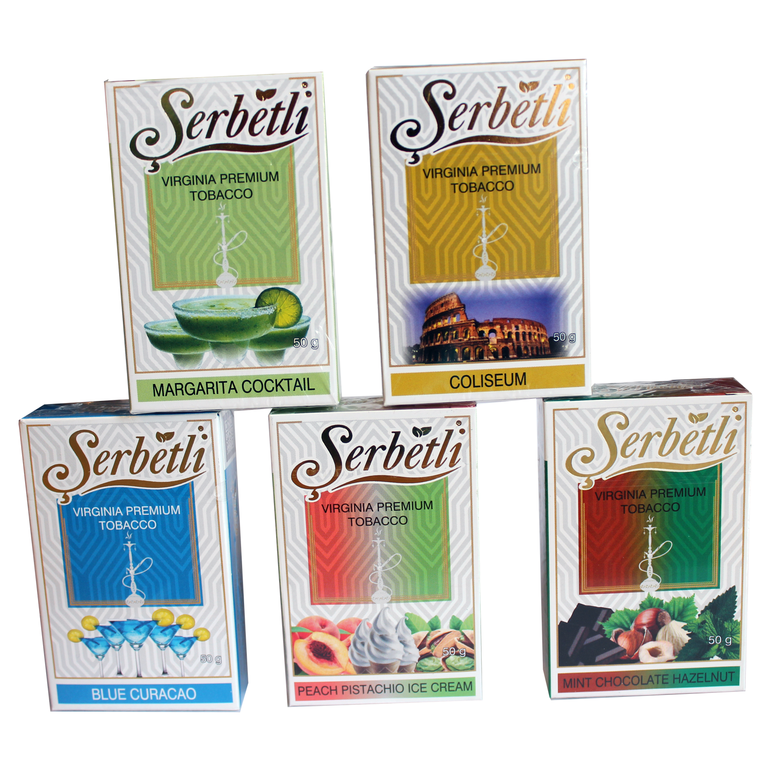 Привезли 5 новых вкусов табака Serbetli