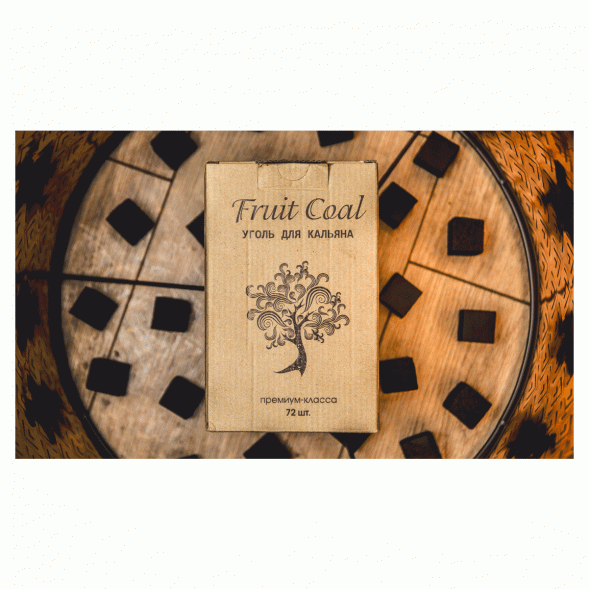 Уголь Fruit Coal (25 мм, 72 кубика)