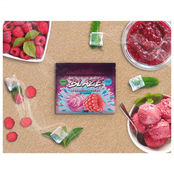 Смесь Blaze Medium - Raspberry Cream (Малиновое Мороженное, 50 грамм)