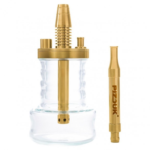 Кальян Pizduk LITE - GOLD (Прозрачная Колба)