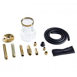 Кальян Pizduk LITE - GOLD (Прозрачная Колба)