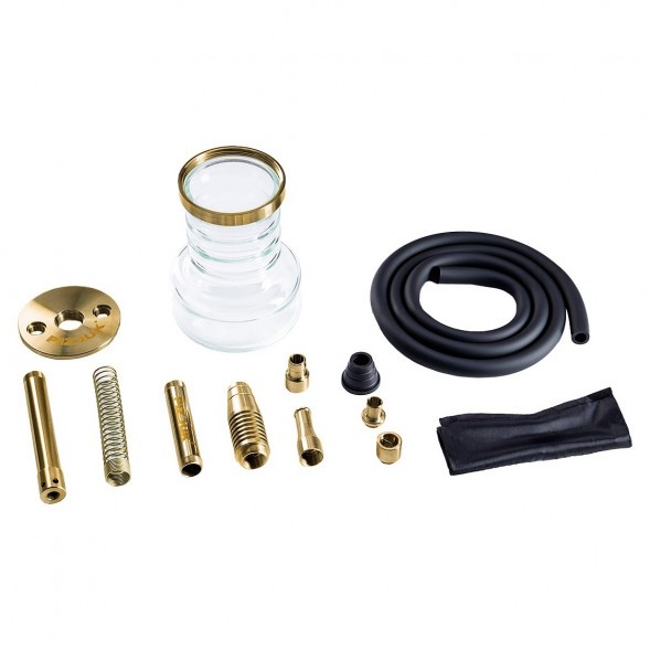 Кальян Pizduk LITE - GOLD (Прозрачная Колба)