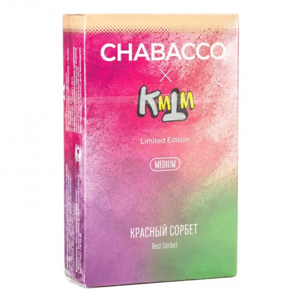 Смесь Chabacco MEDIUM - Red Sorbet (Красный Сорбет, 50 грамм)
