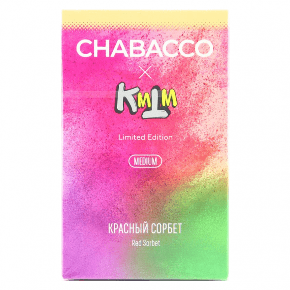 Смесь Chabacco MEDIUM - Red Sorbet (Красный Сорбет, 50 грамм)