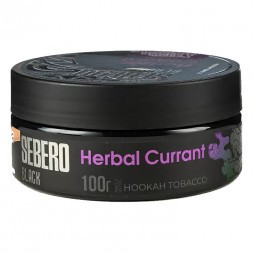 Табак Sebero Black - Herbal Currant (Ревень и Чёрная Смородина, 100 грамм)