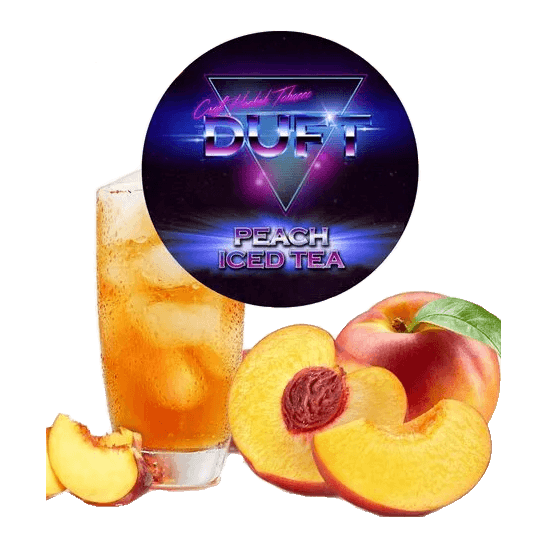 Табак Duft - Peach Iced Tea (Ледяной Персиковый Чай, 80 грамм)