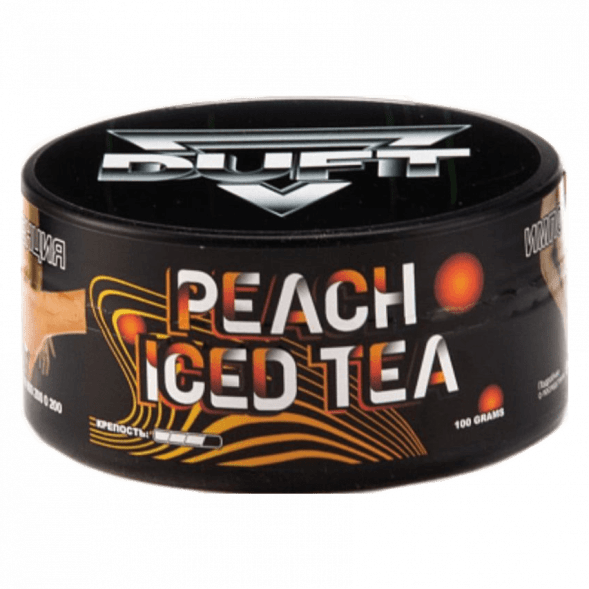 Табак Duft - Peach Iced Tea (Ледяной Персиковый Чай, 80 грамм)