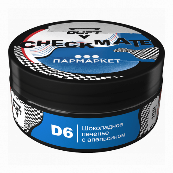 Табак Duft Checkmate - D6 Шоколадное Печенье с Апельсином (100 грамм)