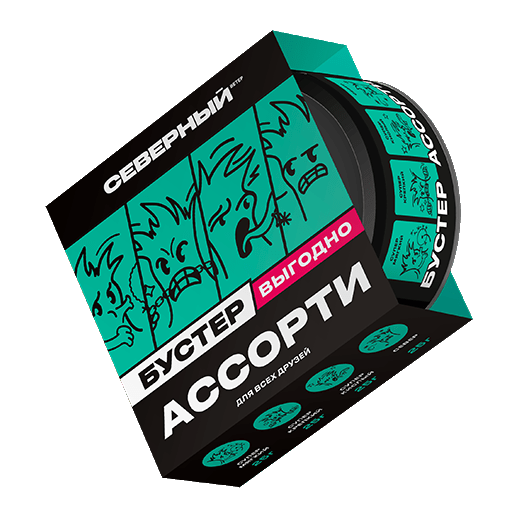 Табак Северный - Ассорти Бустер (100 грамм)