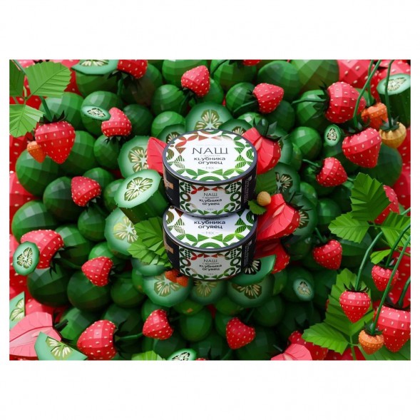 Табак NАШ - Клубника Огурец (100 грамм)