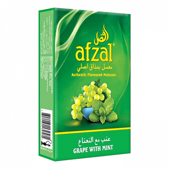 Табак Afzal - Grape with Mint (Виноград с Мятой, 40 грамм)