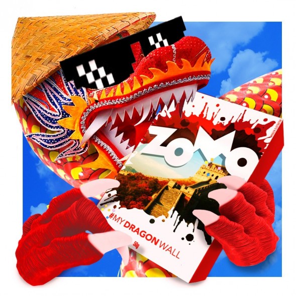 Табак Zomo - Dragon Wall (Драгон Волл, 50 грамм)
