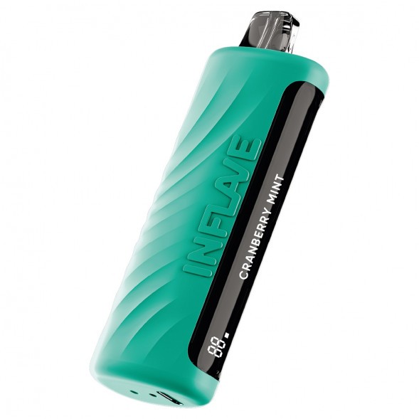 INFLAVE OMEGA - Клюква Мята (Cranberry Mint, 10000 затяжек)