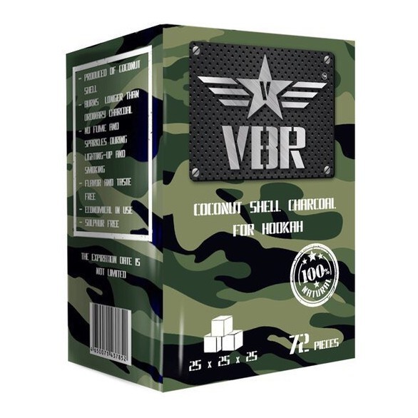 Уголь VBR (25 мм, 72 кубика)