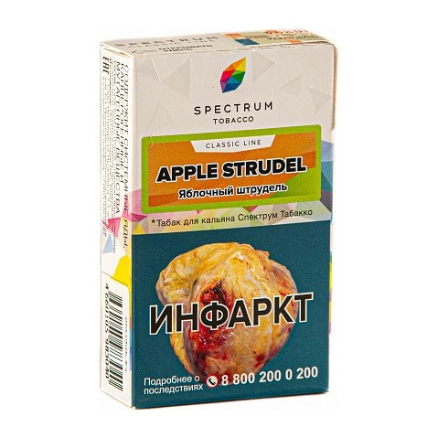 Табак Spectrum - Apple Strudel (Яблочный Штрудель, 40 грамм)