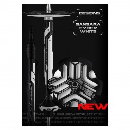 Кальян El Bomber - Sansara Cyber White (Линейка "Designs", Без Колбы)