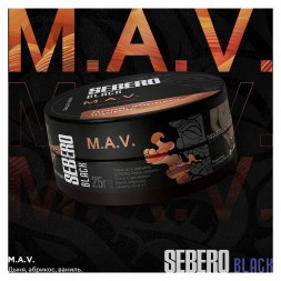 Табак Sebero Black - M.A.V. (Дыня, Абрикос, Ваниль, 25 грамм)