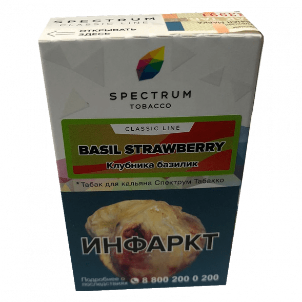 Табак Spectrum - Basil Strawberry (Клубника Базилик, 40 грамм)