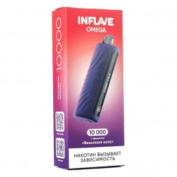 INFLAVE OMEGA - Вишнёвая Кола (Cherry Cola, 10000 затяжек)