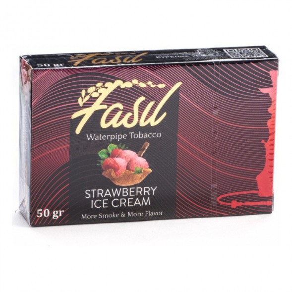 Табак Fasil - Strawberry Ice Cream (Клубничное Мороженое, 50 грамм)