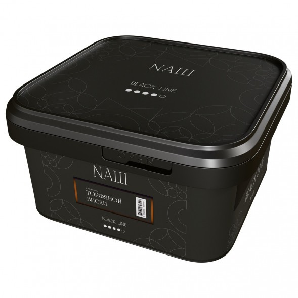 Табак NАШ BLACK - Торфяной Виски (200 грамм)