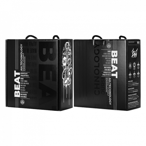 Кальян Alpha Hookah - Beat White Silver (Без Колбы)