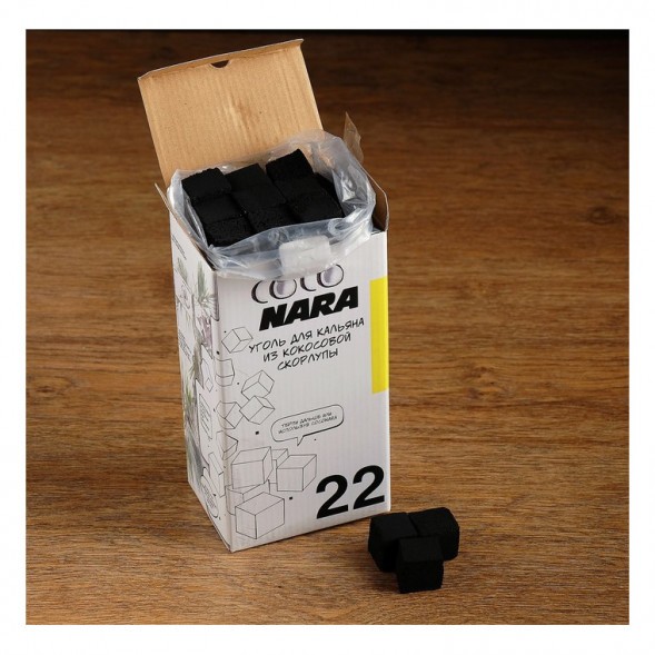 Уголь Coconara (22 мм, 96 кубиков)