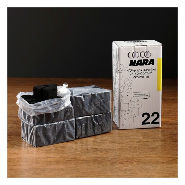 Уголь Coconara (22 мм, 96 кубиков)