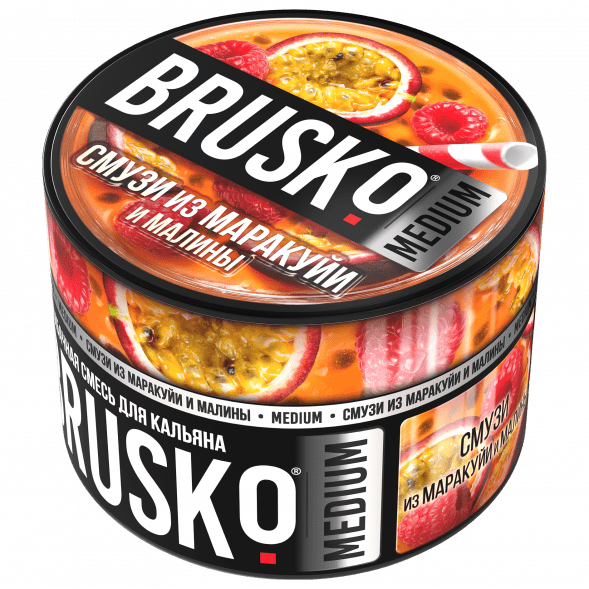 Смесь Brusko Medium - Смузи из Маракуйи и Малины (50 грамм)
