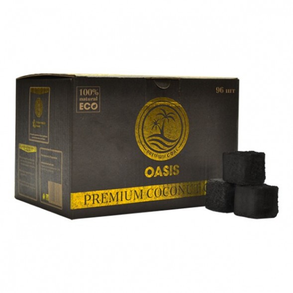 Уголь Oasis Premium Coal (Kaloud Edition, 96 кубиков)