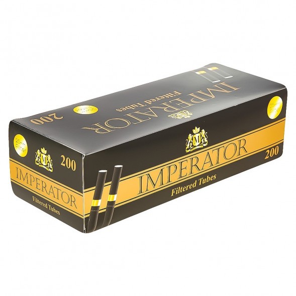 Гильзы сигаретные Imperator - Black Super Long Gold (84х25 мм, 200 шт.)
