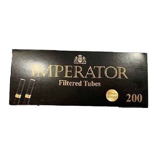 Гильзы сигаретные Imperator - Black Super Long Gold (84х25 мм, 200 шт.)