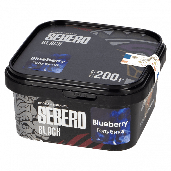 Табак Sebero Black - Blueberry (Голубика, 200 грамм)