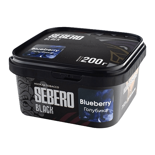 Табак Sebero Black - Blueberry (Голубика, 200 грамм)
