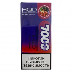 HQD Cuvie BAR - Гранатовый Сок, Смородина и Лимон (Grenadine with Currants, 7000 затяжек)