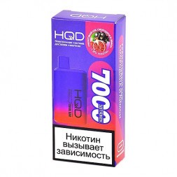 HQD Cuvie BAR - Гранатовый Сок, Смородина и Лимон (Grenadine with Currants, 7000 затяжек)