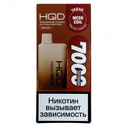 HQD Cuvie BAR - Табак (Tobacco, 7000 затяжек)