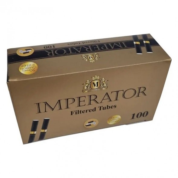 Гильзы сигаретные Imperator - Black Carbon Gold (84х20 мм, 100 шт.)