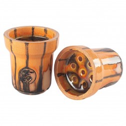 Чаша ST Classic - Глазурь Оранжевая с Чёрным