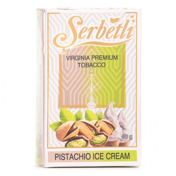 Табак Serbetli - Pistachio Ice Cream (Фисташковое Мороженое, 50 грамм, Акциз)