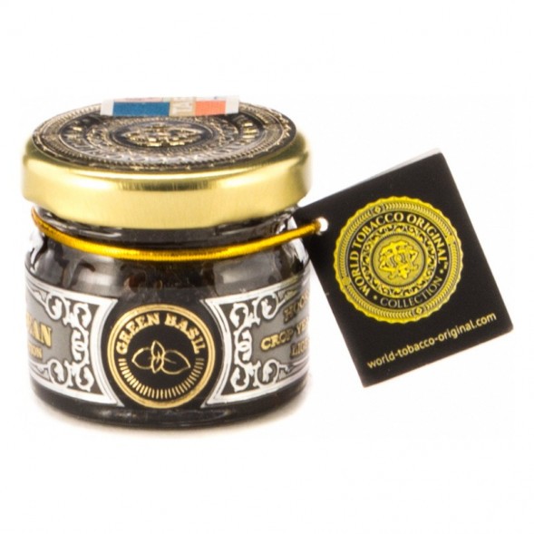 Табак WTO - Caribbean Green Basil (Зеленый Базилик, 20 г)