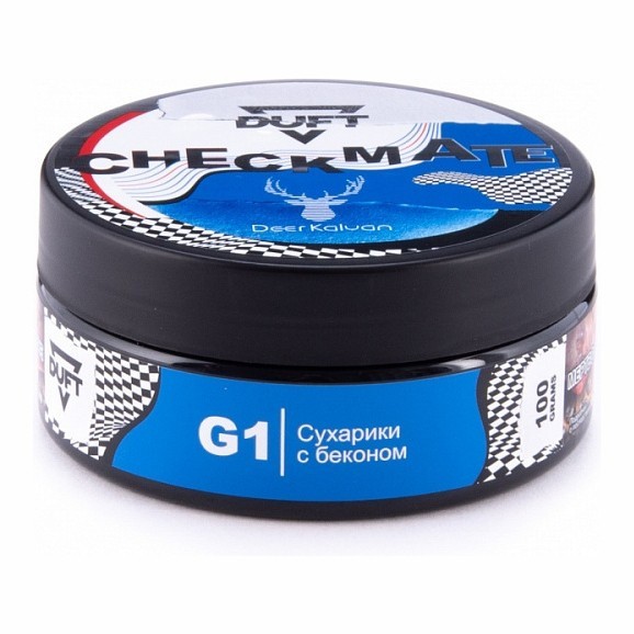Табак Duft Checkmate - G1 Сухарики с Беконом (100 грамм)