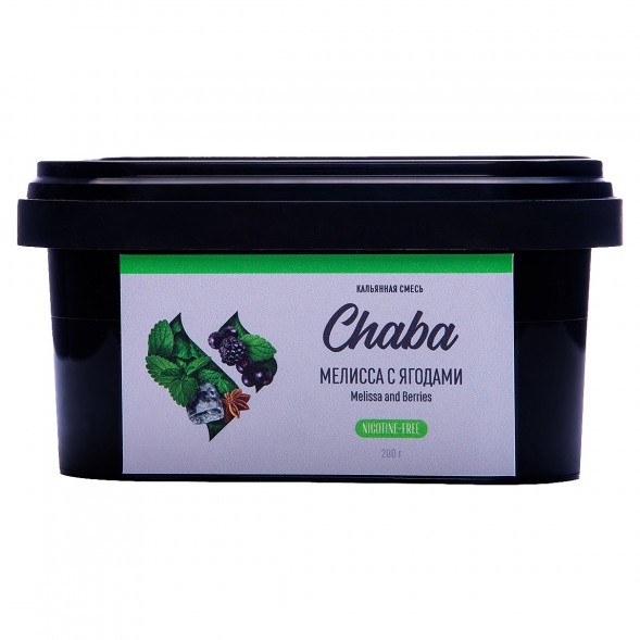 Смесь Chaba - Melissa and Berries (Мелисса с Ягодами, 200 грамм, Без никотина)