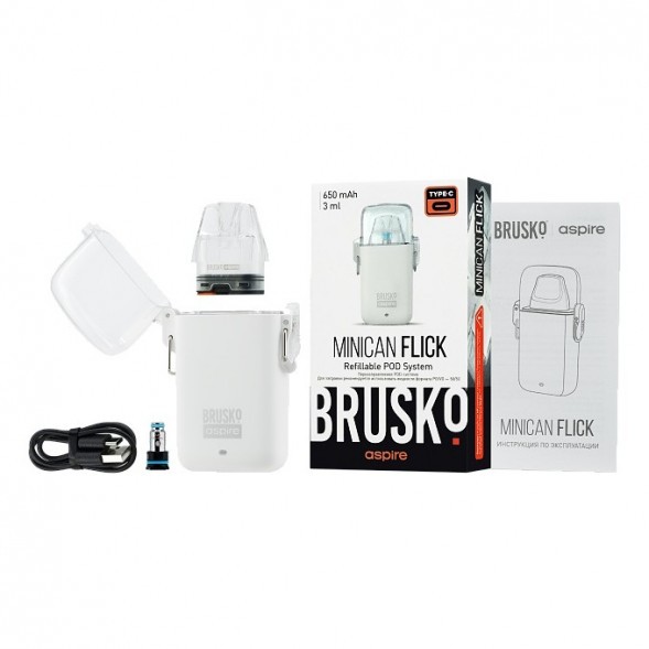 Электронная сигарета Brusko - Minican Flick (Жёлтый)