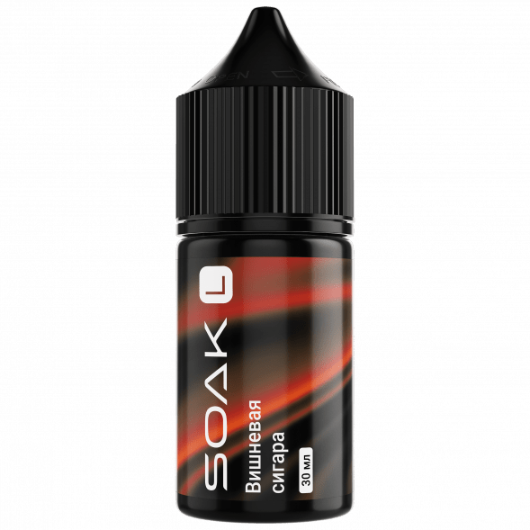 Жидкость SOAK L30 - Cherry Cigar (Вишнёвая Сигара, 30 мл, 2 мг)