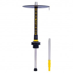 Кальян MISHA Rebel - Revolt Hero Smile (Чёрный Жёлтый, Без Колбы)