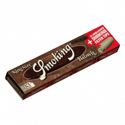 Бумага для самокруток Smoking - King Size Brown + Filter Tips (110х44 мм, 33 штуки)