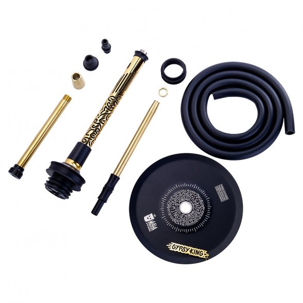 Кальян MISHA Rebel - Revolt Hero Gypsy King Gold (Золотой Чёрный, Без Колбы)